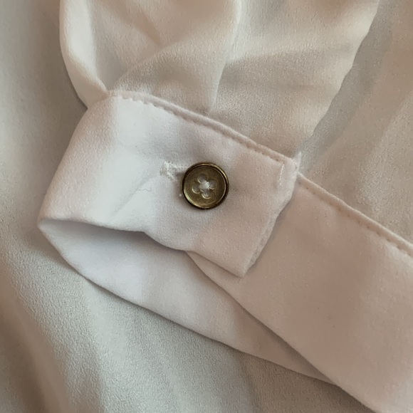 Robert Rodriguez white, sheer tunic. Long sleeve. Size medium - Picture 8 of 13